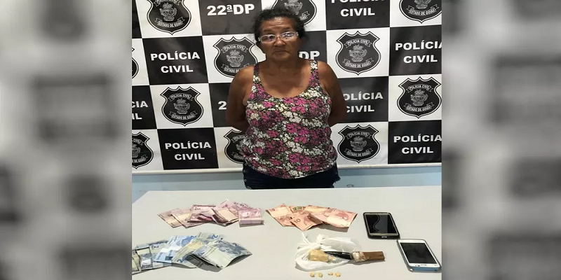 Imagem Ilustrando a Notícia: Polícia Civil prende idosa suspeita de vender drogas em Goiânia