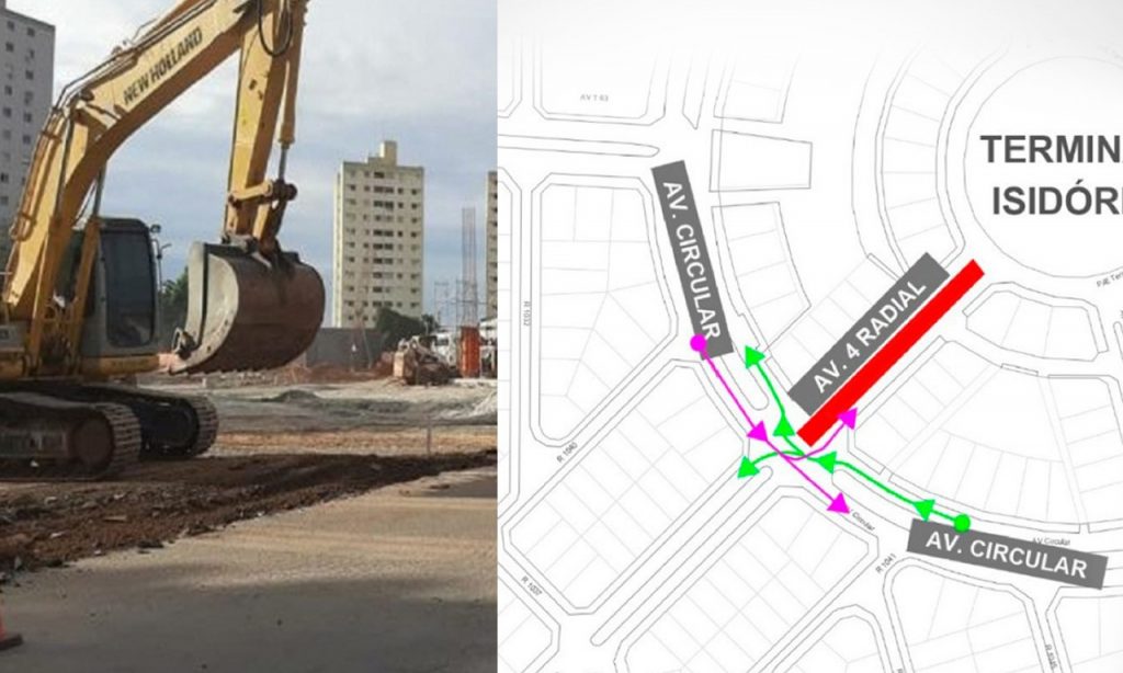 Imagem Ilustrando a Notícia: Prefeitura informa que, por conta de obras do BR, trânsito na Av. Circular será alterado