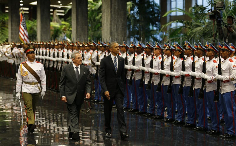 Imagem Ilustrando a Notícia: Em Havana, Castro recebe Obama