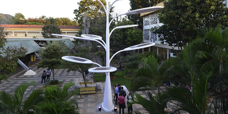 Imagem Ilustrando a Notícia: Enel inaugura árvore solar no Campus Samambaia