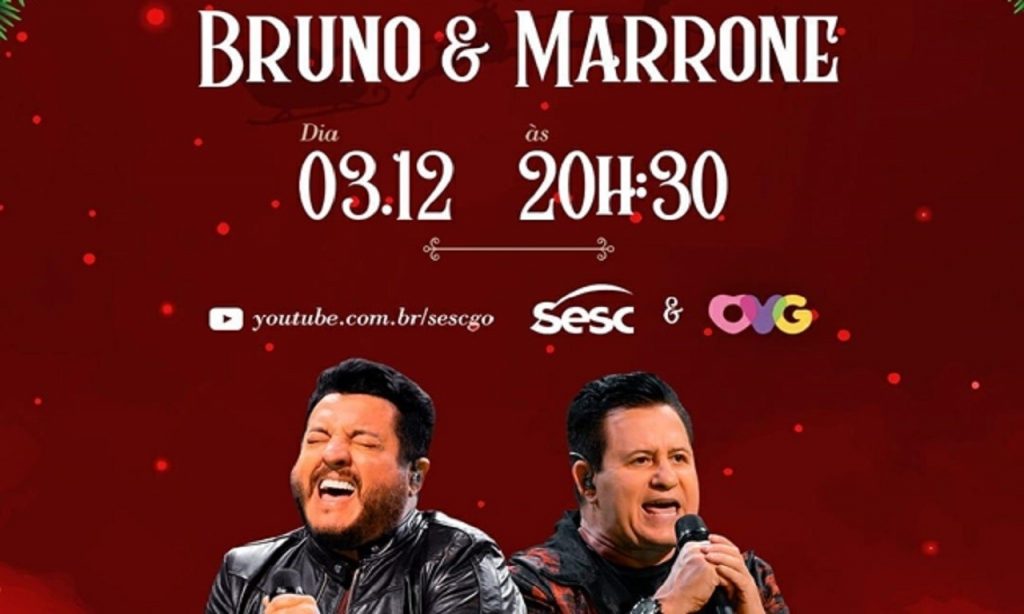 Imagem Ilustrando a Notícia: Governo de Goiás e OVG anunciam live de Bruno e Marrone durante Natal do Bem
