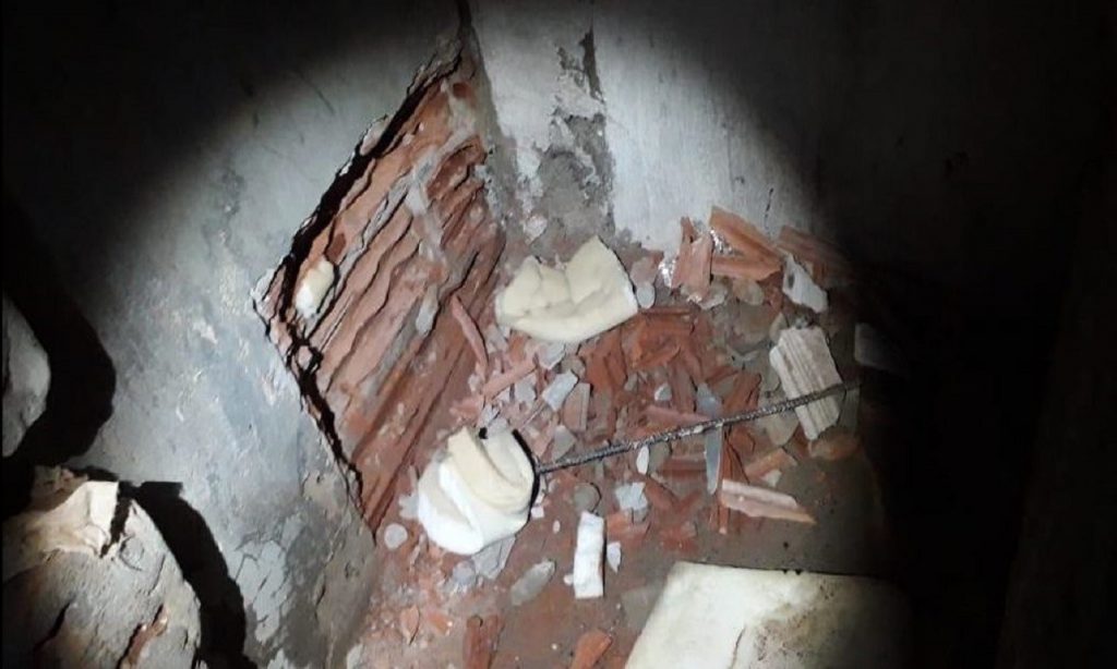 Imagem Ilustrando a Notícia: Detentos tentam furar buraco em parede para fugir do presídio de Aparecida