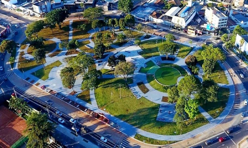 Imagem Ilustrando a Notícia: Prefeitura de Goiânia divulga imagens da Praça do Cruzeiro quase finalizadas, após 4 meses