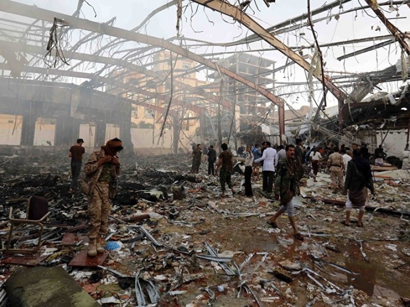Imagem Ilustrando a Notícia: Guerra do Iêmen faz três anos e provoca crise humanitária