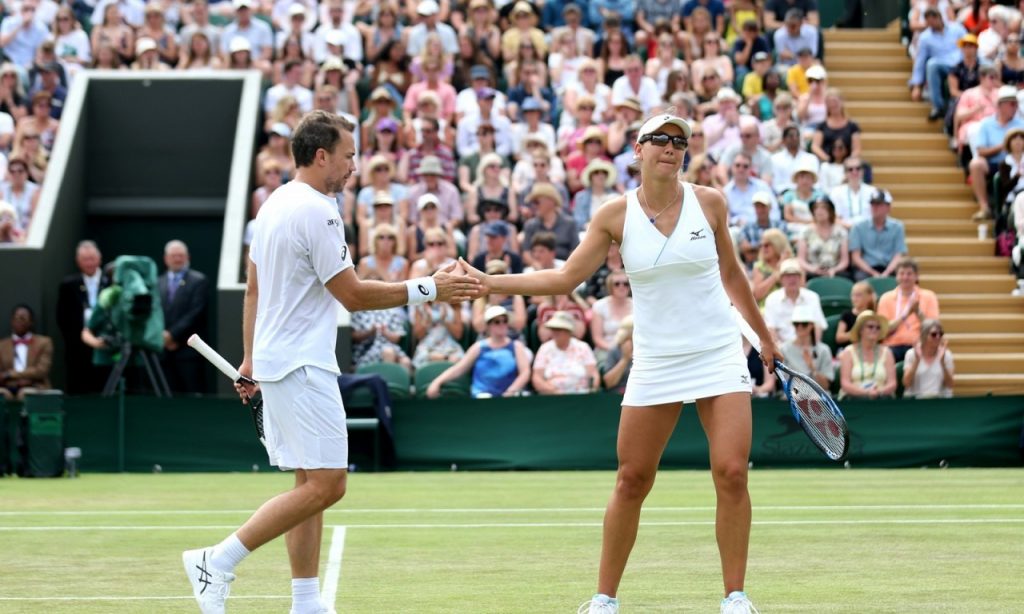 Imagem Ilustrando a Notícia: Bruno Soares e parceira perdem nas quartas de final em Wimbledon