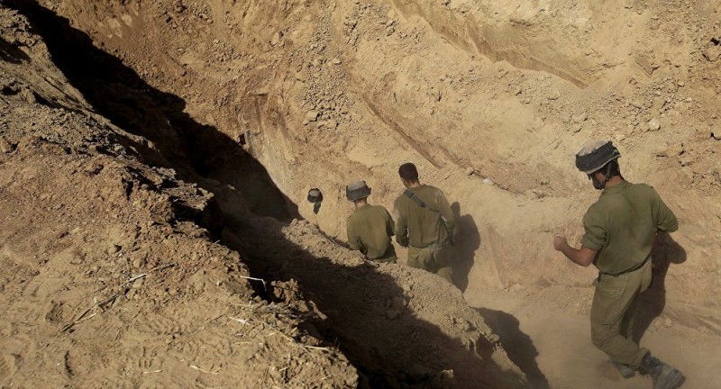 Imagem Ilustrando a Notícia: Israel destrói túnel do Hamas que passava por território israelense e egípcio