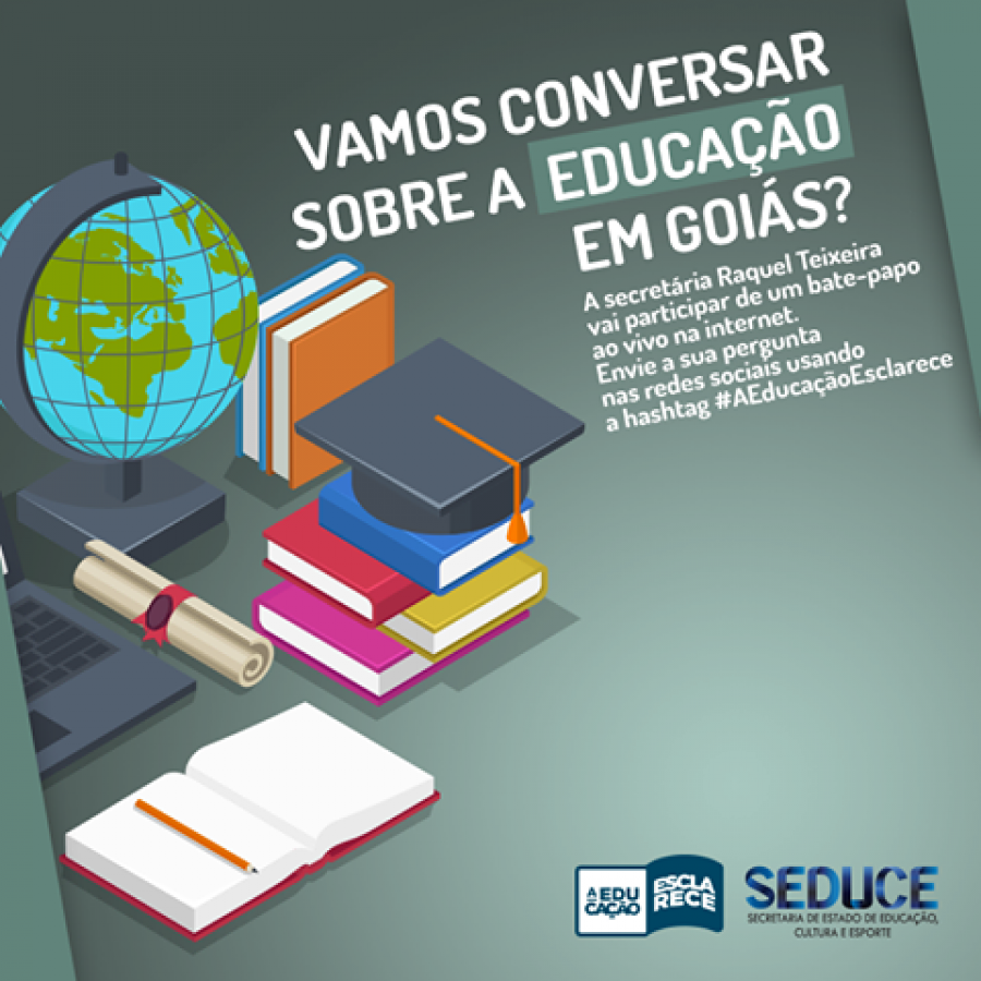 Imagem Ilustrando a Notícia: Secretária Raquel Teixeira responde a perguntas sobre Educação em Goiás