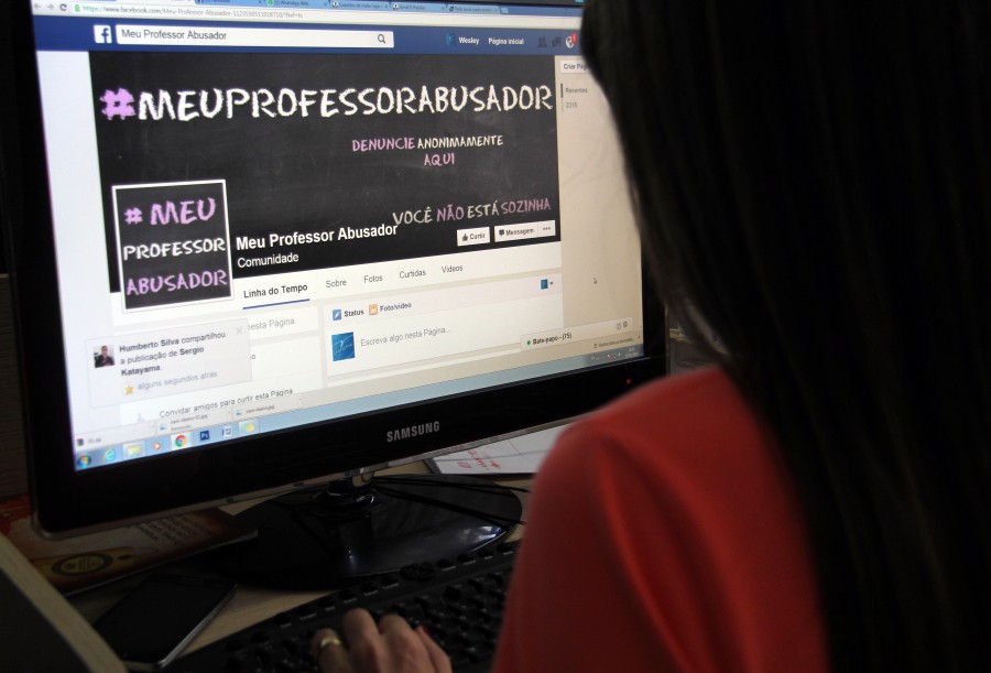 Imagem Ilustrando a Notícia: Facebook expõe assédio sexual praticado por professores