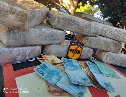 Imagem Ilustrando a Notícia: PM apreende drogas avaliadas em R$ 100 mil, em Goiânia
