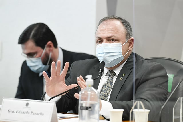 Imagem Ilustrando a Notícia: Dentre falas omissas, Pazuello mente sobre fechamento do HCamp de Águas Lindas de Goiás
