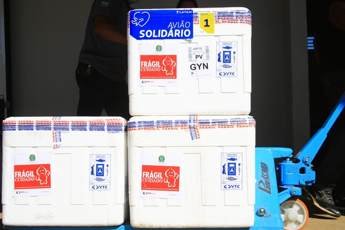Imagem Ilustrando a Notícia: 70% das doses que chegaram a Goiás foram aplicadas