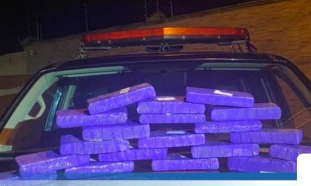 Imagem Ilustrando a Notícia: PM prende suspeito de tráfico e apreende 21 tabletes de maconha em Trindade