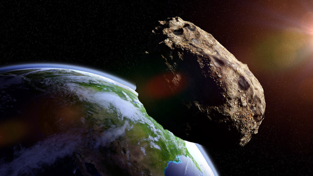 Imagem Ilustrando a Notícia: Asteroide da altura da Torre Eiffel passa perto da Terra nesta terça-feira (1º)