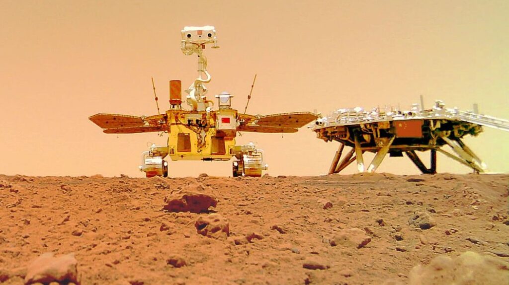 Imagem Ilustrando a Notícia: China planeja primeira missão tripulada a Marte em 2033