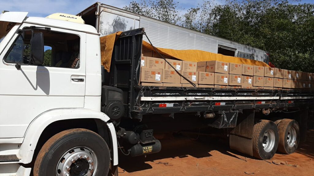 Imagem Ilustrando a Notícia: PRF apreende carga com quase 9.000 kg de explosivos na BR 153, em Aparecida de Goiânia