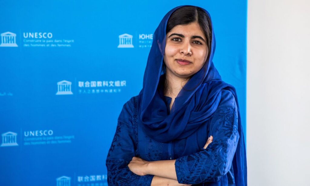 Imagem Ilustrando a Notícia: Malala pede que líderes mundiais adotem ação urgente sobre o Afeganistão