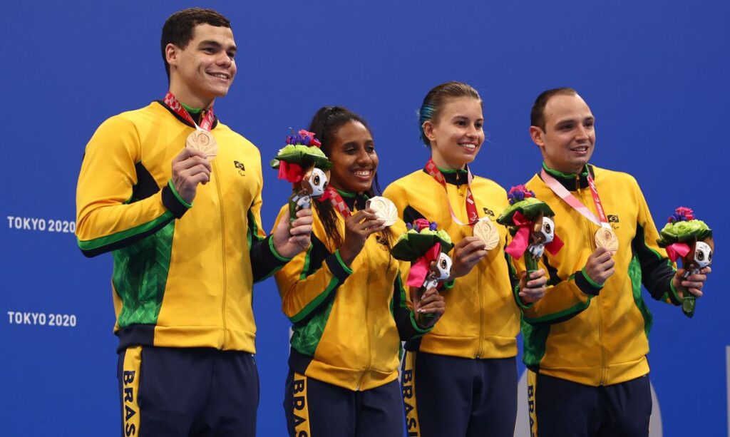 Imagem Ilustrando a Notícia: Nos Jogos Paralímpicos, Brasil conquista seis medalhas na madrugada de sábado (28)