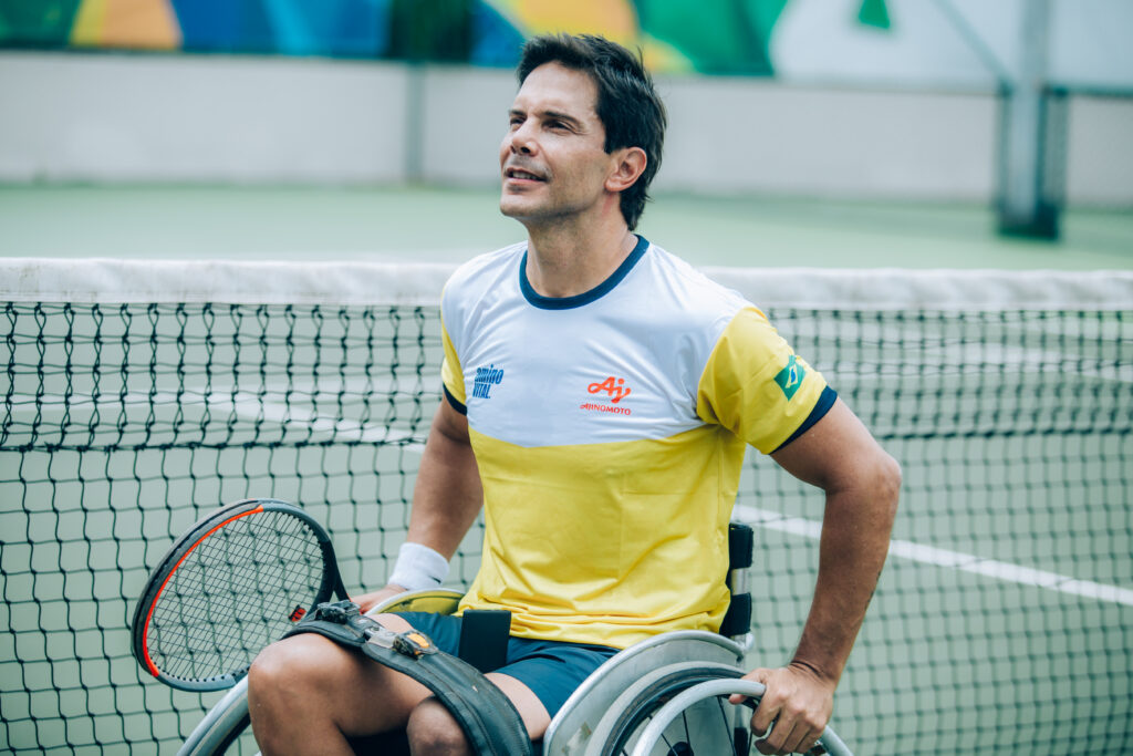 Imagem Ilustrando a Notícia: Gustavo Carneiro finaliza preparação para sua estreia no tênis em cadeira de rodas dos Jogos de Tóquio