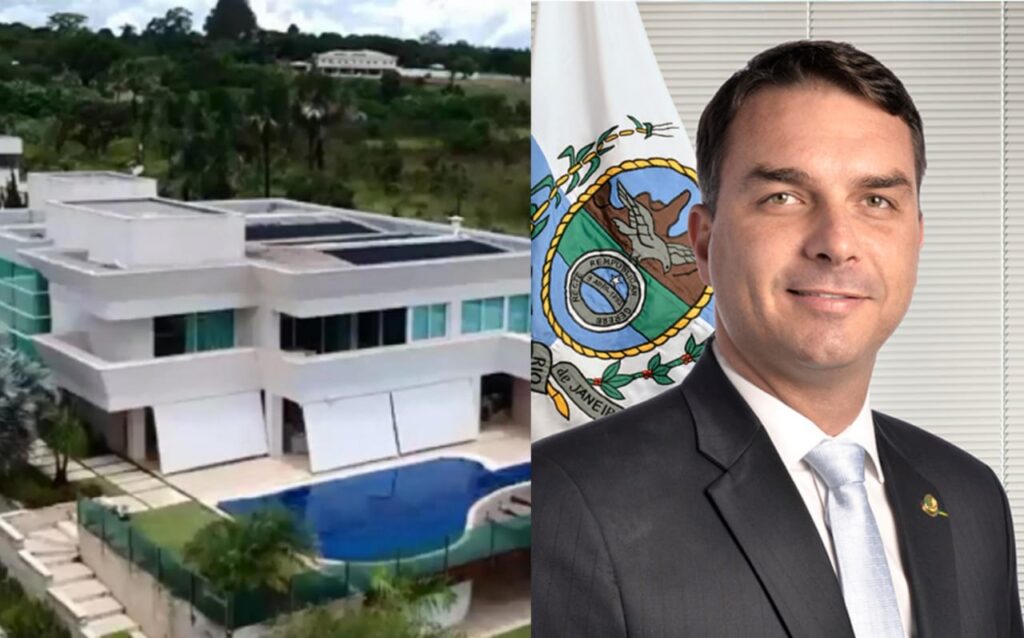 Imagem Ilustrando a Notícia: “Flávio Bolsonaro mentiu sobre valor da mansão, na verdade custo foi de R$ 14 milhões”, diz Doria