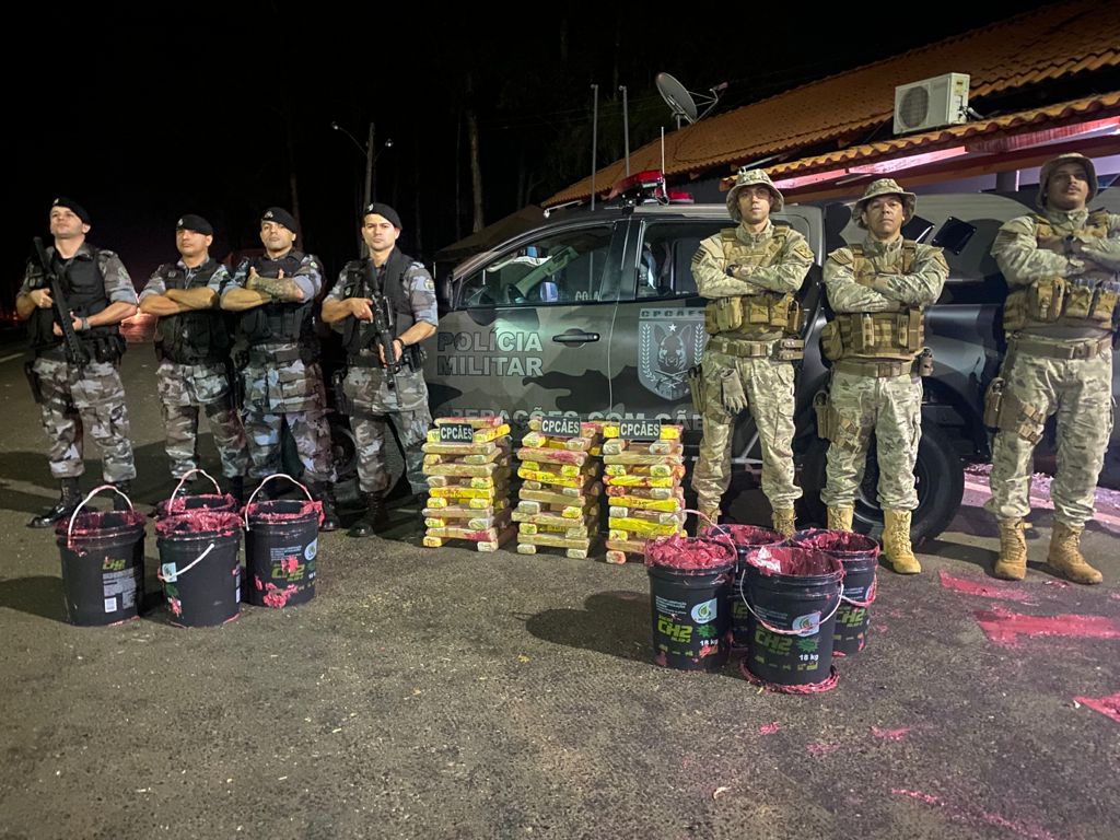 Imagem Ilustrando a Notícia: Polícia Militar apreende 100 quilos de maconha, em Caçu-GO
