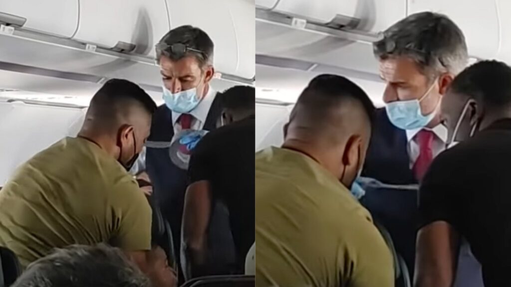 Imagem Ilustrando a Notícia: Adolescente é amarrado com fita adesiva em voo após agredir mãe e chutar janela do avião
