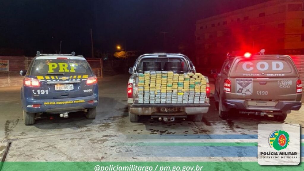 Imagem Ilustrando a Notícia: PM apreende carga de cocaína avaliada em R$ 25 milhões, em Formosa