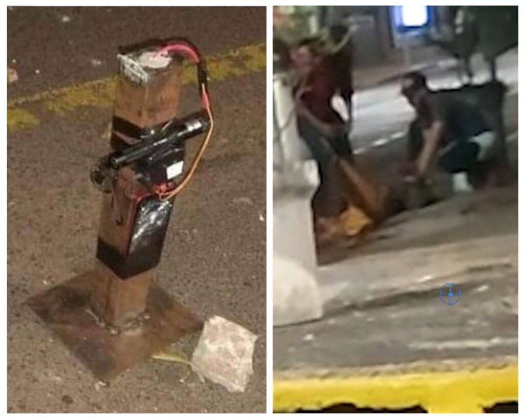 Imagem Ilustrando a Notícia: Ciclista tem pés amputados ao ser atingido por explosivo deixado por criminosos em mega-assalto