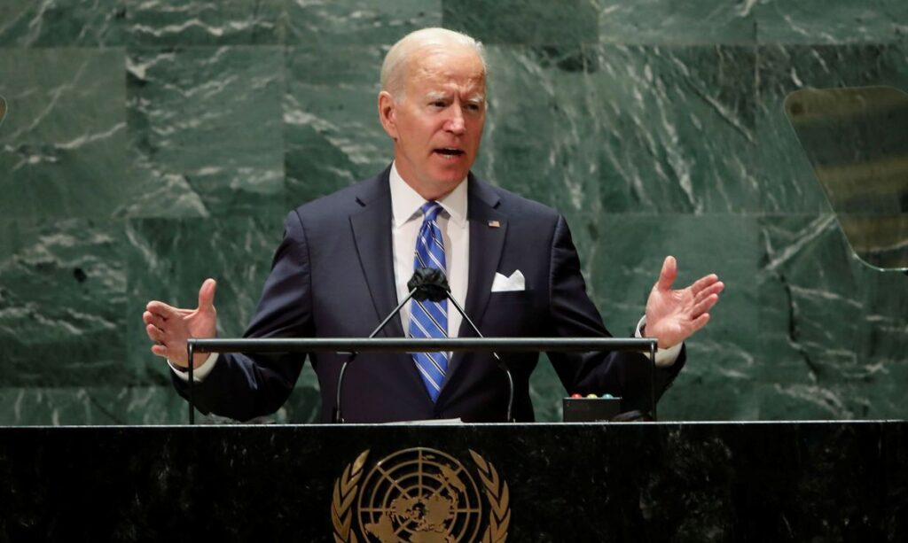 Imagem Ilustrando a Notícia: Biden assegura que Estados Unidos “não procuram nova guerra fria”