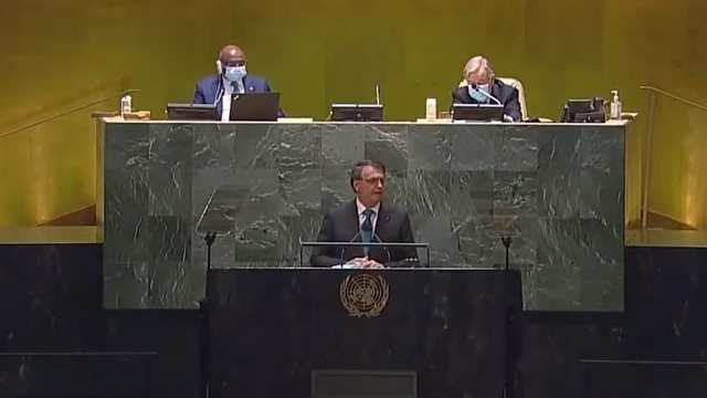Imagem Ilustrando a Notícia: Imprensa internacional repercute discurso de Bolsonaro na ONU
