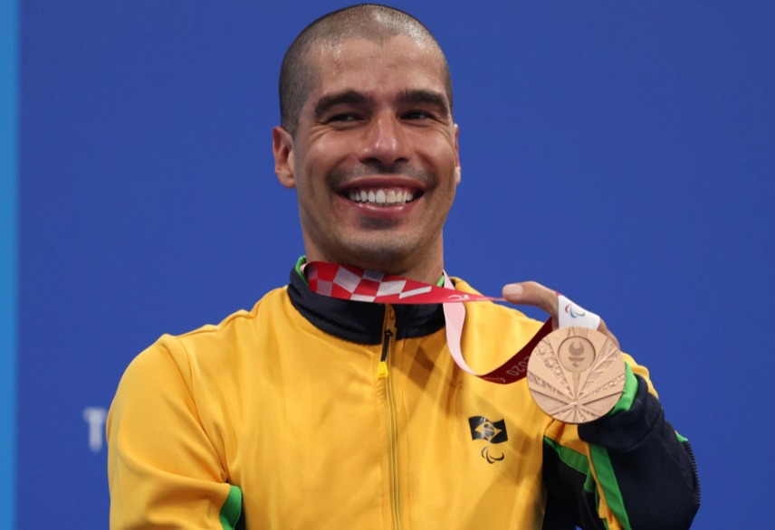 Imagem Ilustrando a Notícia: Daniel Dias será o porta-bandeira do Brasil no encerramento da Paralimpíada
