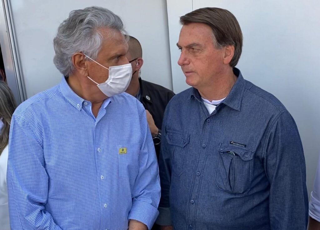 Imagem Ilustrando a Notícia: Comentários de Bolsonaro frustram reaproximação com Caiado