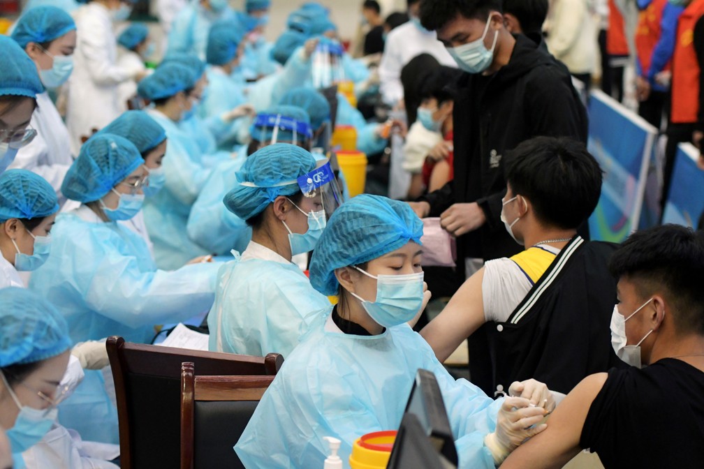 Imagem Ilustrando a Notícia: 70% da população chinesa está completamente vacinada contra a Covid-19