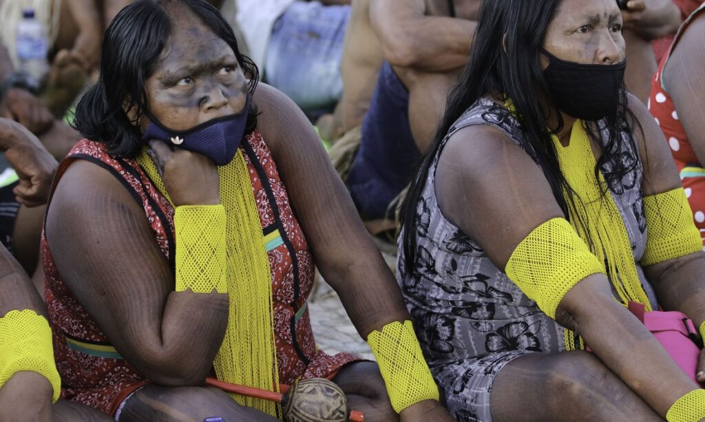 Imagem Ilustrando a Notícia: Marcha Nacional das Mulheres Indígenas começa em Brasília
