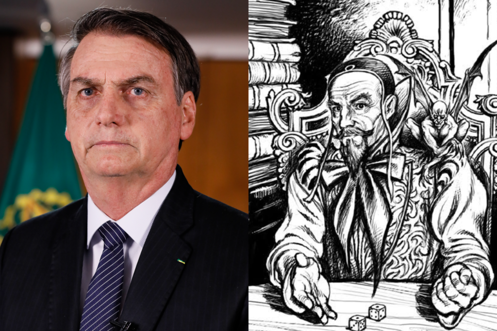 Imagem Ilustrando a Notícia: Entenda a teoria que associa Jair Bolsonaro a ‘Oranoslob, demônio do ódio e da mentira’