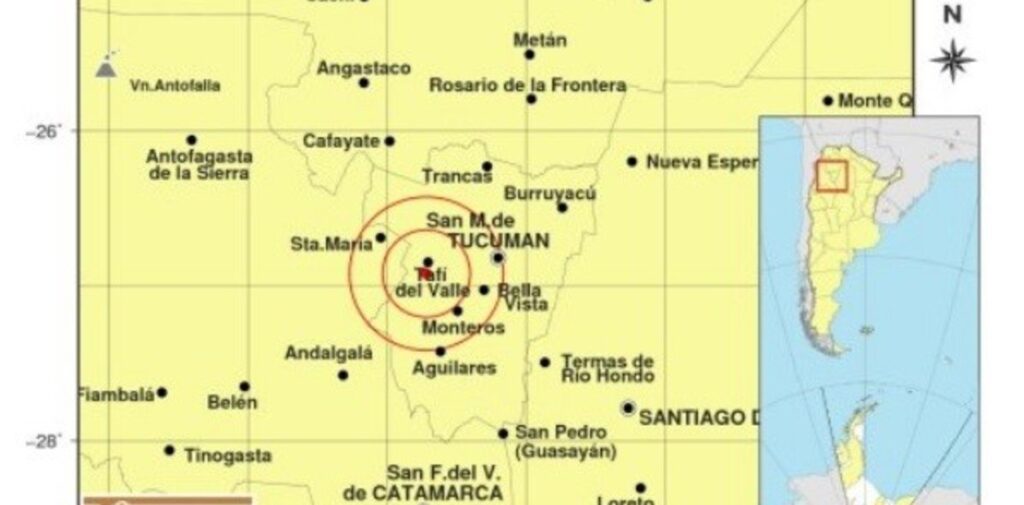 Imagem Ilustrando a Notícia: Terremoto de magnitude 6,2 atinge norte da Argentina