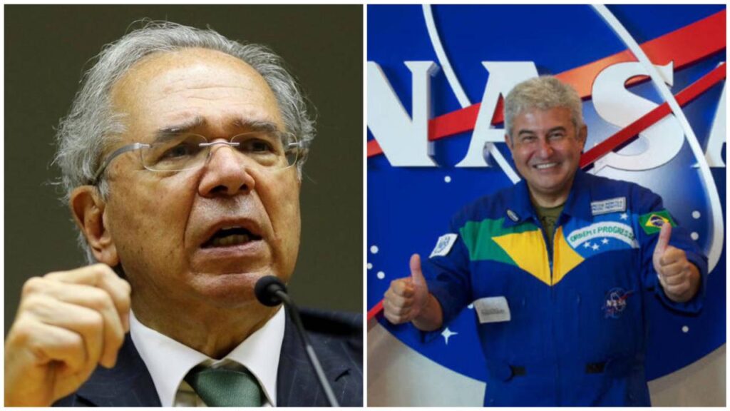 Imagem Ilustrando a Notícia: Guedes chama ministro da Ciência de burro e diz que todo o dinheiro foi parar em “foguetes”