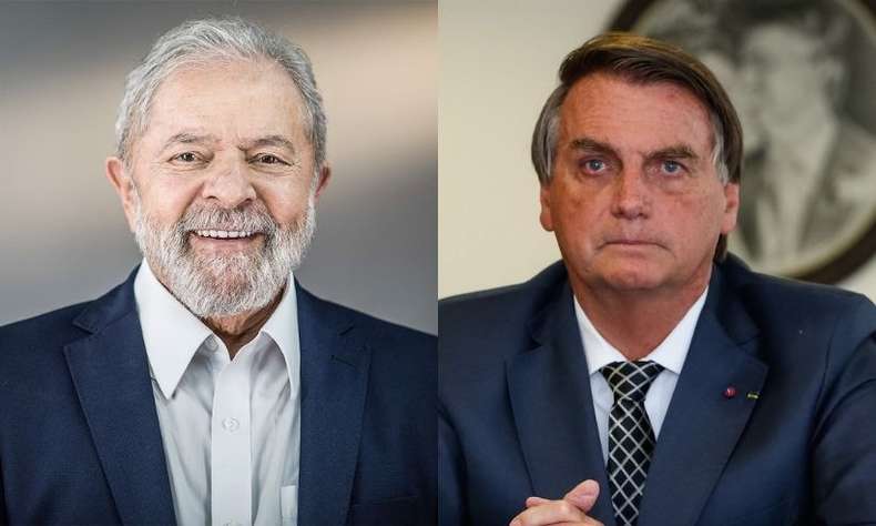 Imagem Ilustrando a Notícia: Corrida presidencial: de acordo com pesquisa, 48% votariam em Lula e 21% em Bolsonaro no 1º turno