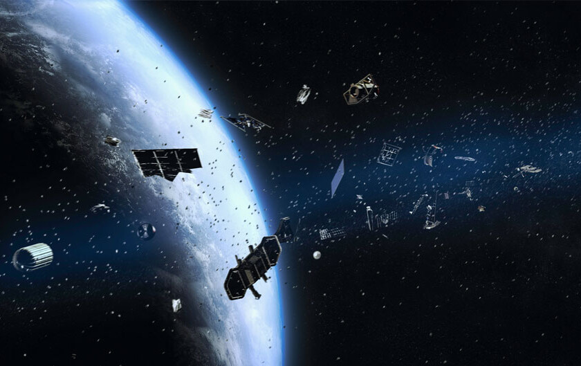 Imagem Ilustrando a Notícia: Rússia explode satélite, coloca em risco astronautas e gera milhares de pedaços de lixo espacial