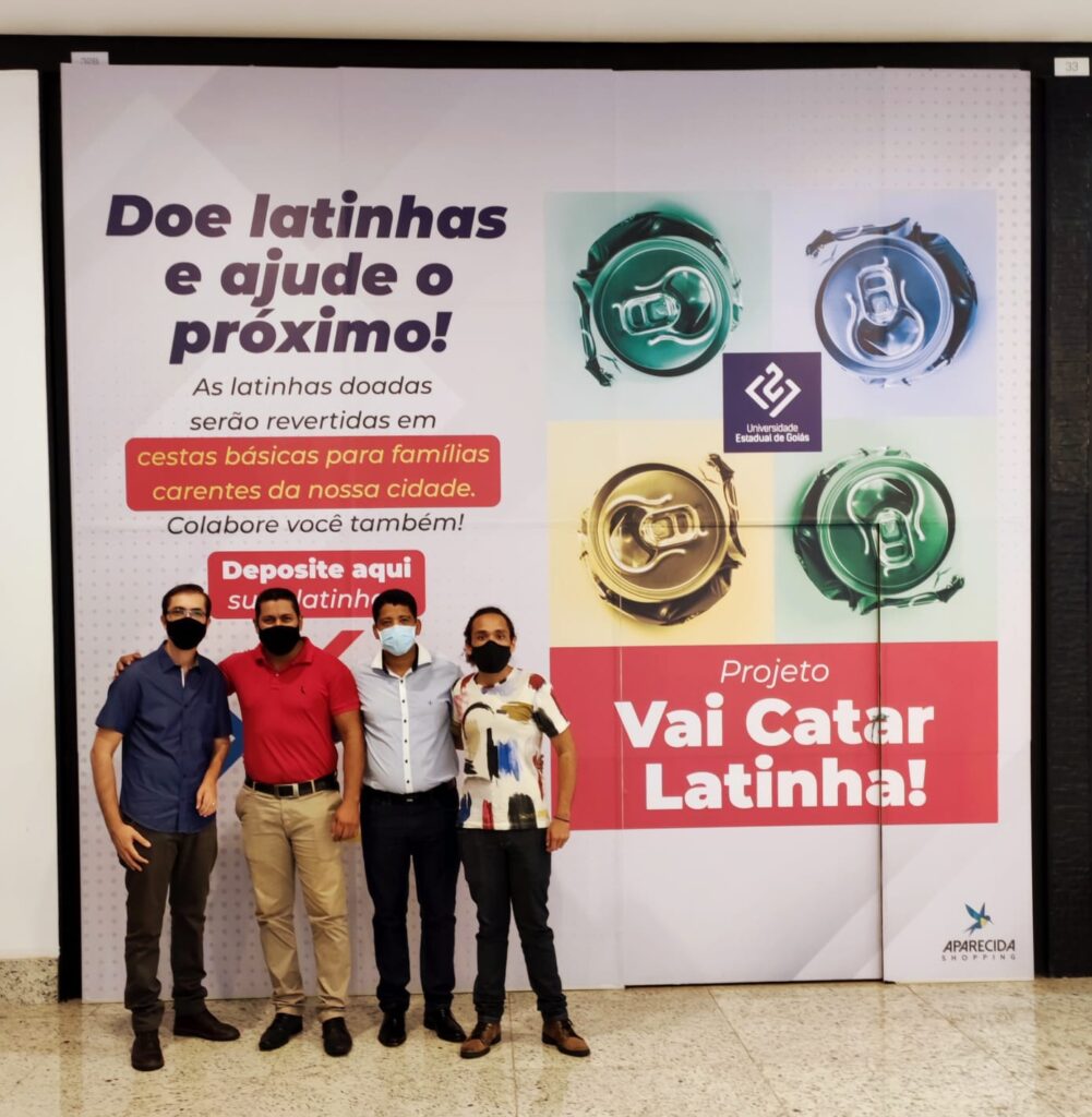 Imagem Ilustrando a Notícia: Projeto Vai Catar Latinha inaugura ponto fixo para coleta de latas de alumínio