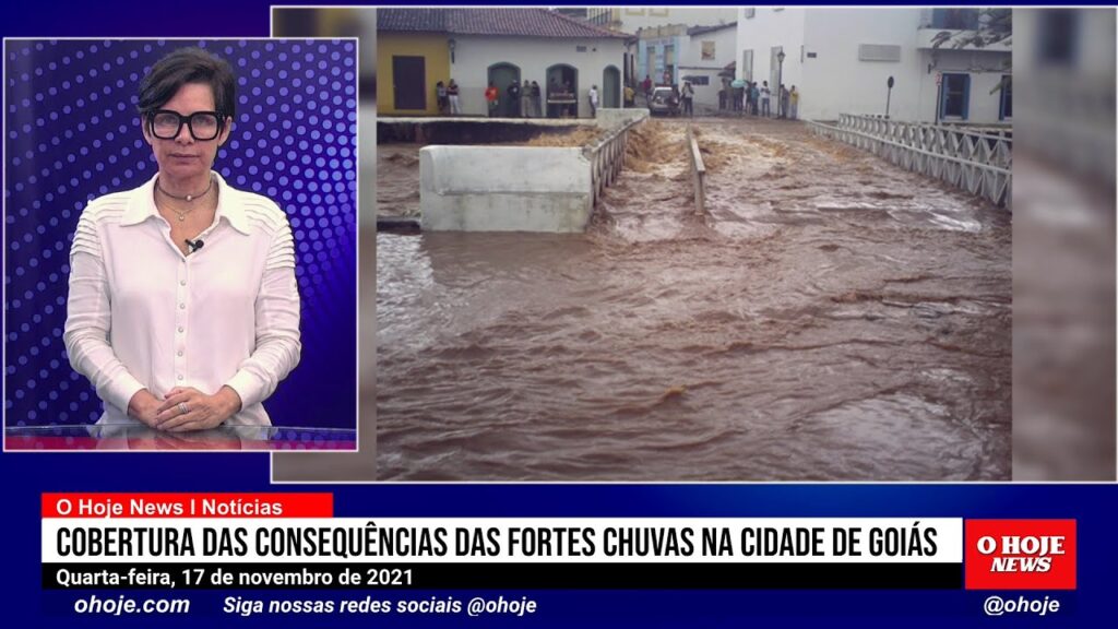 Imagem Ilustrando a Notícia: Notícia URGENTE – Cobertura das consequências da forte chuva na cidade de Goiás