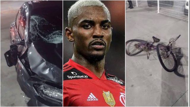 Imagem Ilustrando a Notícia: Jogador do Flamengo atropela ciclista que morre a caminho do hospital no Rio de Janeiro