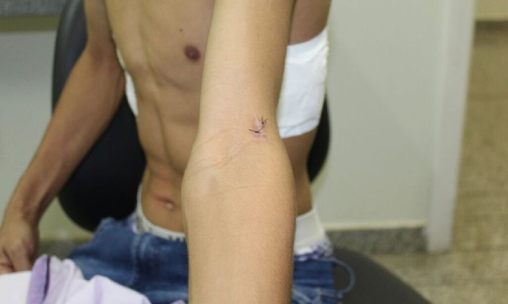 Imagem Ilustrando a Notícia: Suspeito de golpear jovem com seis facadas para roubar é preso em Aparecida de Goiânia