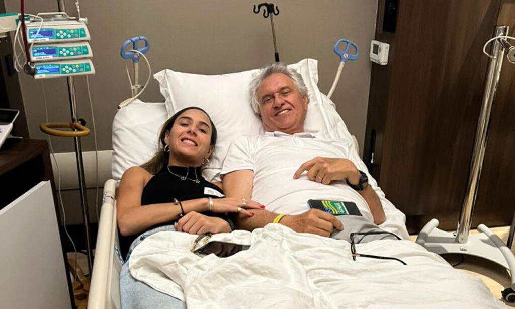 Imagem Ilustrando a Notícia: Após três dias internado em São Paulo, Ronaldo Caiado recebe alta médica