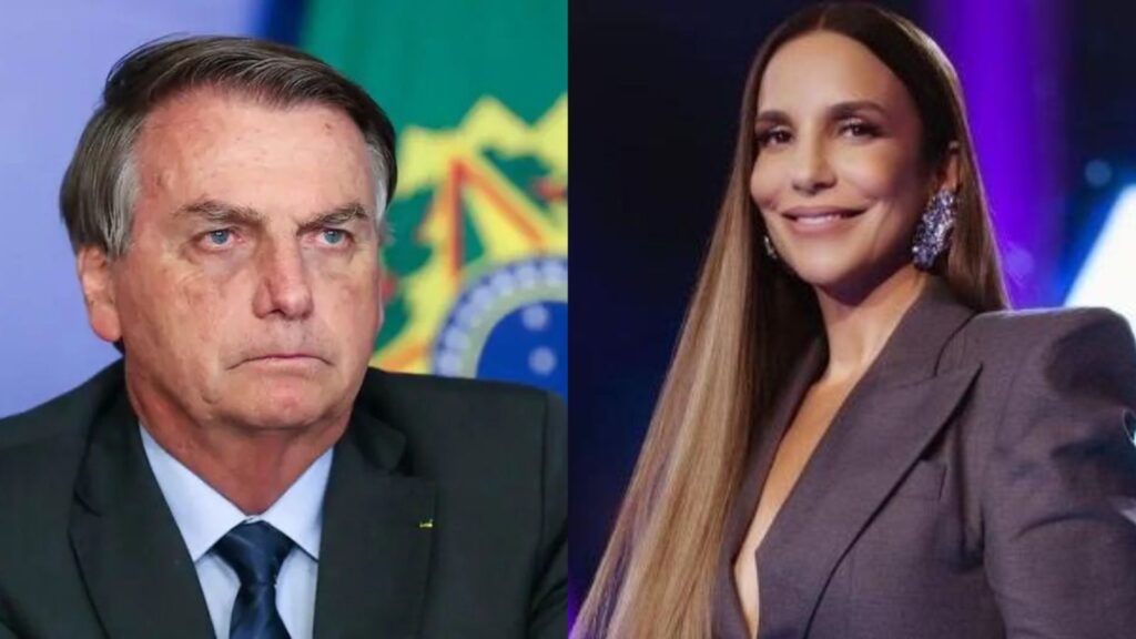 Imagem Ilustrando a Notícia: “Está chateada porque acabou aquela teta gorda”, diz Bolsonaro sobre Ivete Sangalo