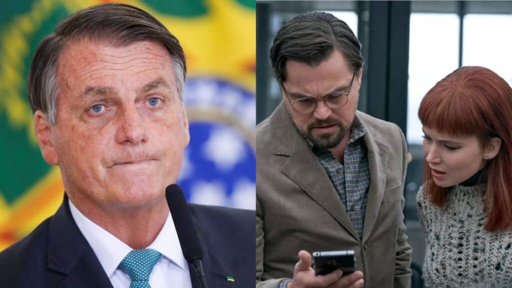 Imagem Ilustrando a Notícia: Diretor de ‘Não olhe para cima’ afirma que Bolsonaro estaria no grupo de negacionistas do filme