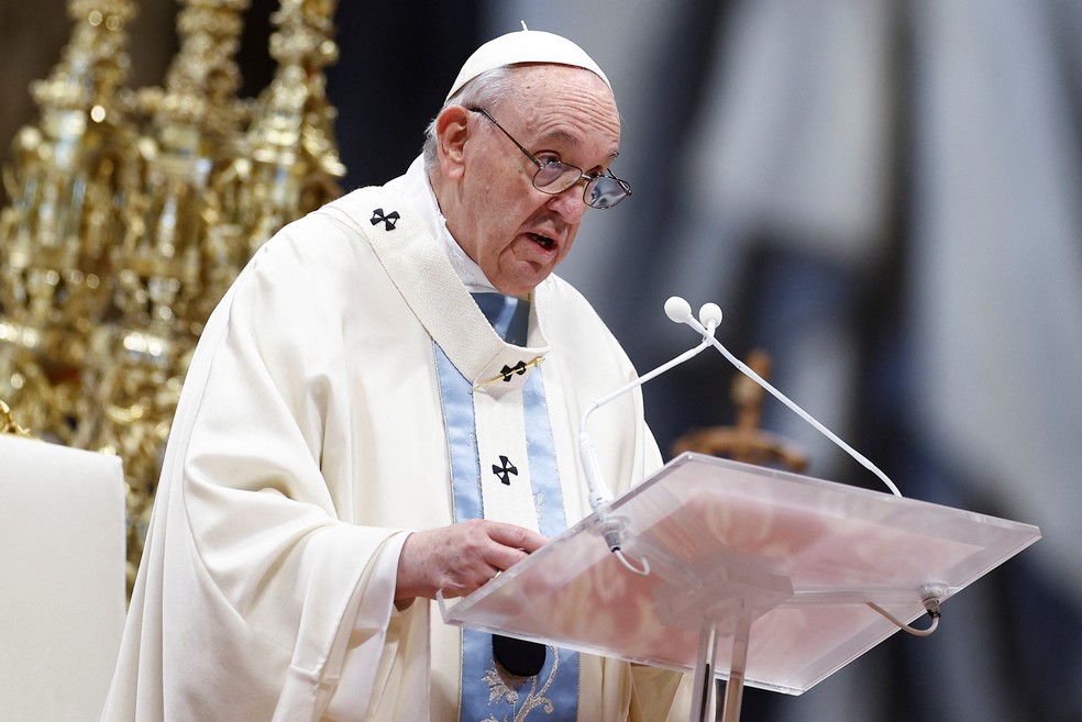 Imagem Ilustrando a Notícia: “Machucar uma mulher é insultar a Deus”, afirma papa Francisco em missa de Ano Novo