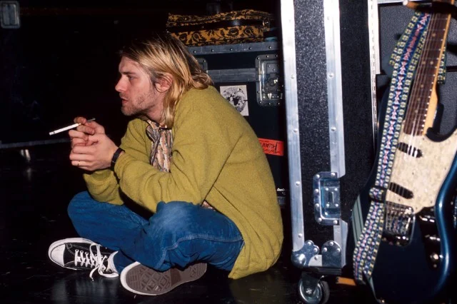Imagem Ilustrando a Notícia: Cessação do sofrimento: Kurt Cobain, líder da banda Nirvana, completaria 55 anos esta semana