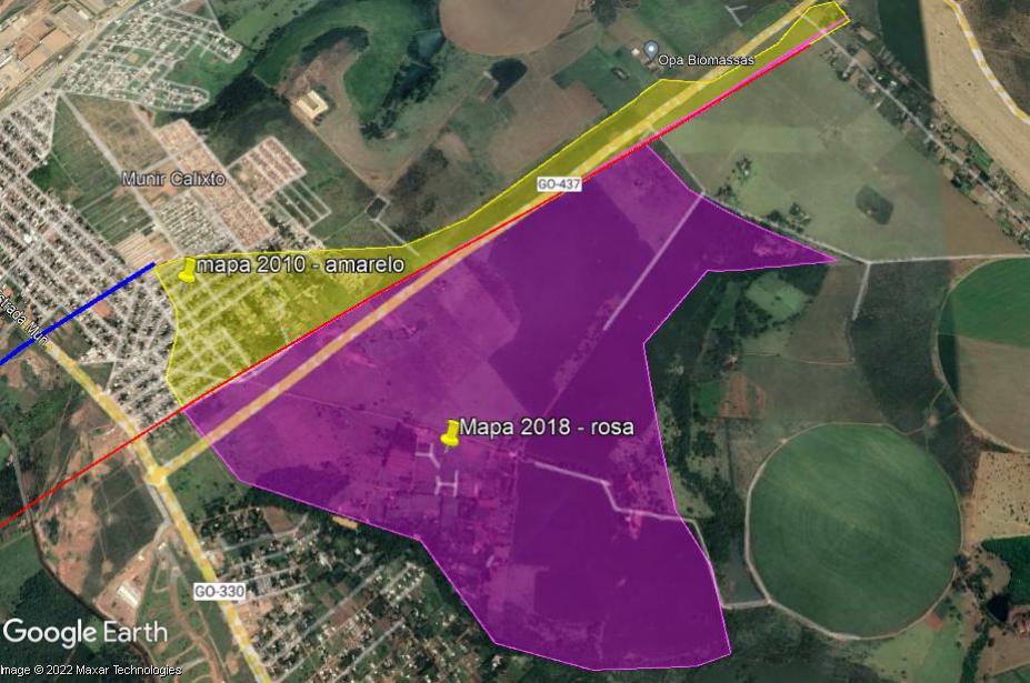 Imagem Ilustrando a Notícia: Erro em mapas da divisão de municípios goianos gera disputa de 416 hectares; entenda prejuízos