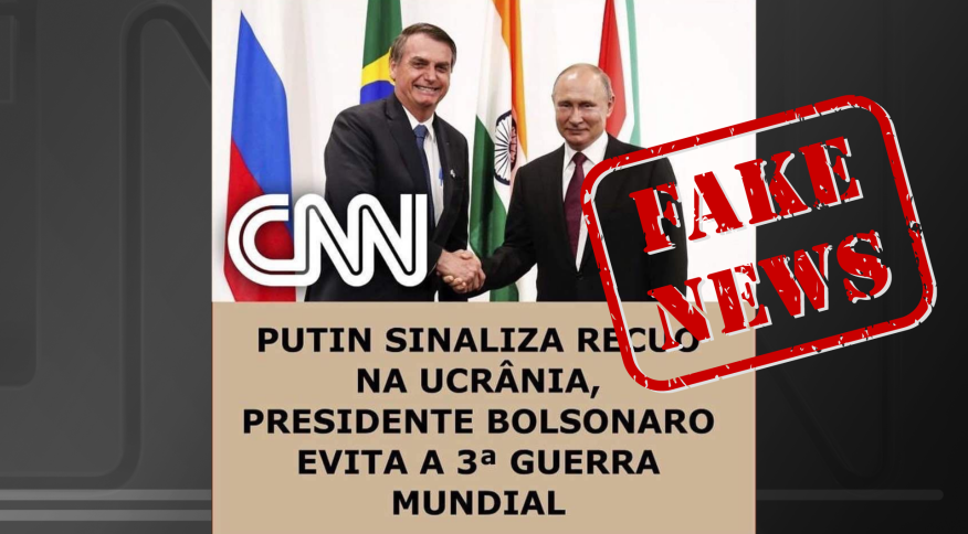 Imagem Ilustrando a Notícia: Ricardo Salles divulga fake news dizendo que Bolsonaro “evitou a 3ª Guerra Mundial” em visita a Putin