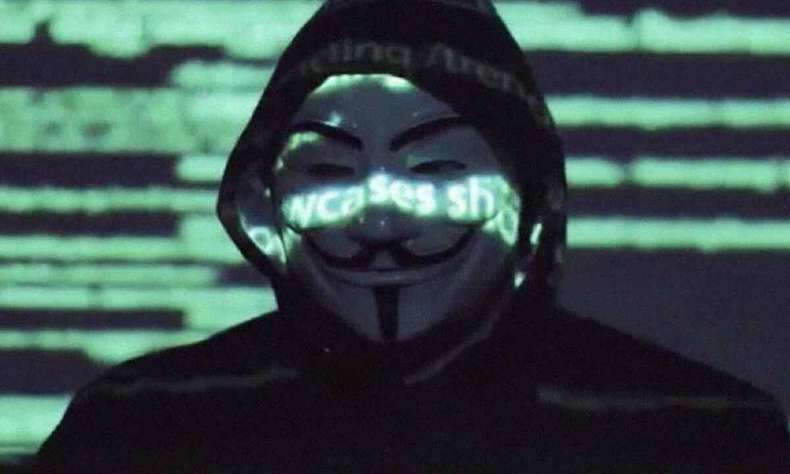 Imagem Ilustrando a Notícia: Anonymous declara guerra cibernética contra o governo russo e divulga estratégias militares